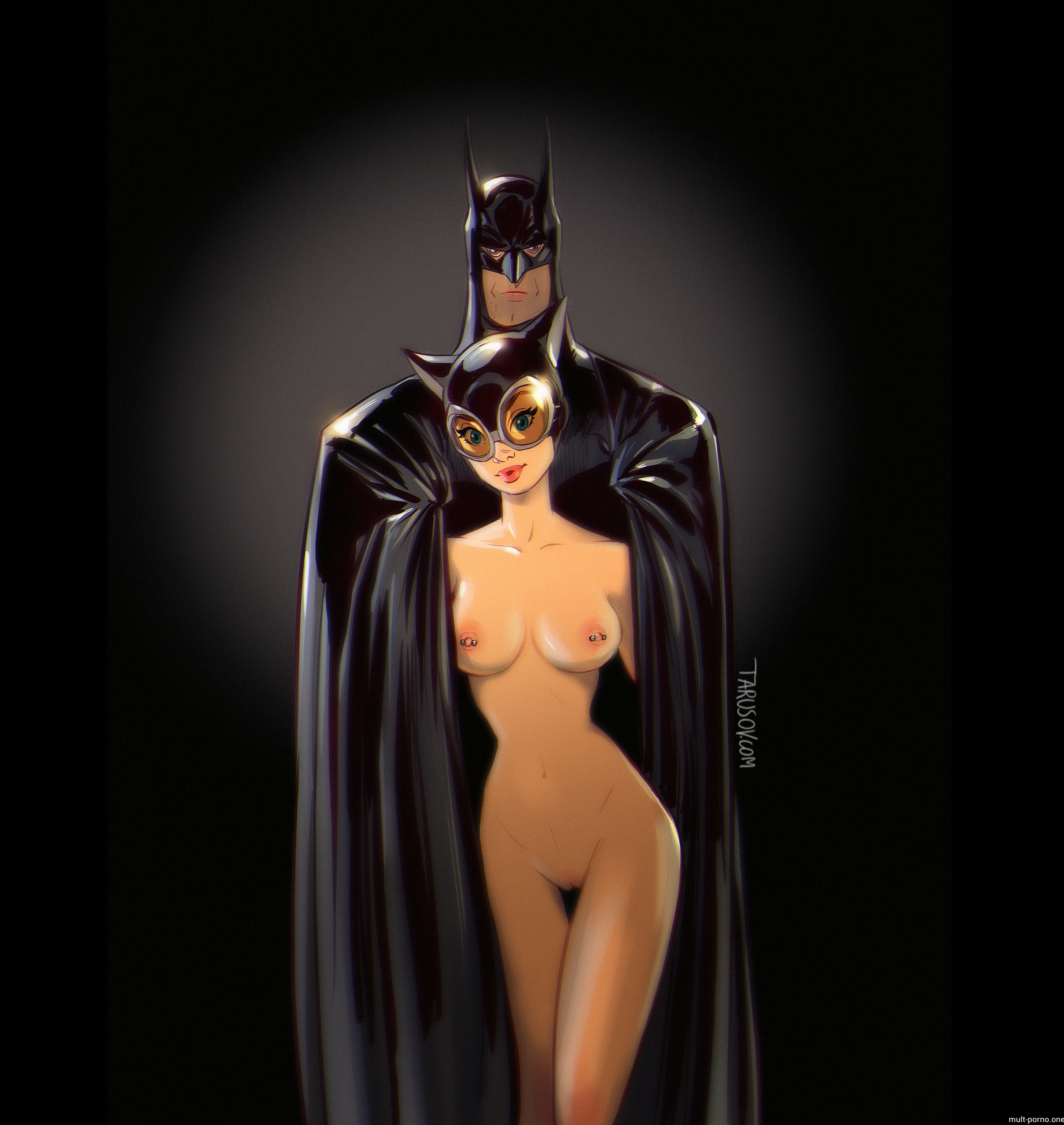 蝙蝠侠直接在服装里干了猫女的多汁屁股 (+色情照片)